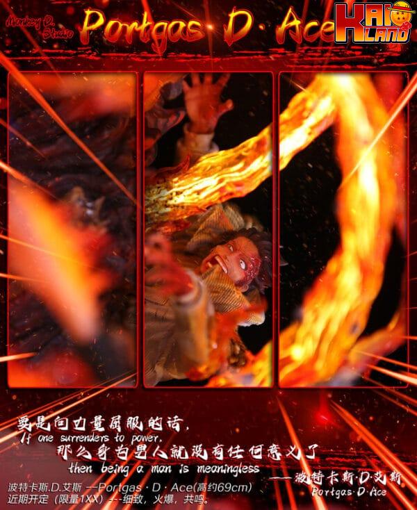 One Piece Monkey D Studio Ace Resin Statue 4