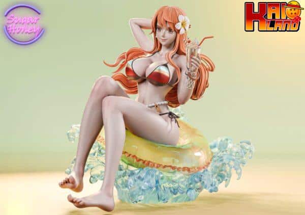 One Piece Sugar Honey Studio Swimsuit Nami Resin Statue 3
