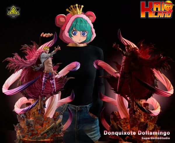 One Piece Super Bomb Studio Donquixote Doflamingo Resin Statue 3