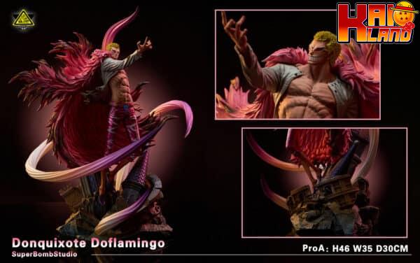 One Piece Super Bomb Studio Donquixote Doflamingo Resin Statue 6