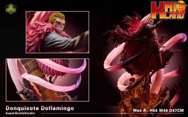 One Piece Super Bomb Studio Donquixote Doflamingo Resin Statue 7