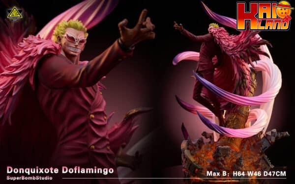 One Piece Super Bomb Studio Donquixote Doflamingo Resin Statue 8