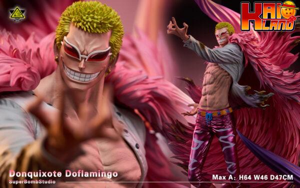 One Piece Super Bomb Studio Donquixote Doflamingo Resin Statue 9