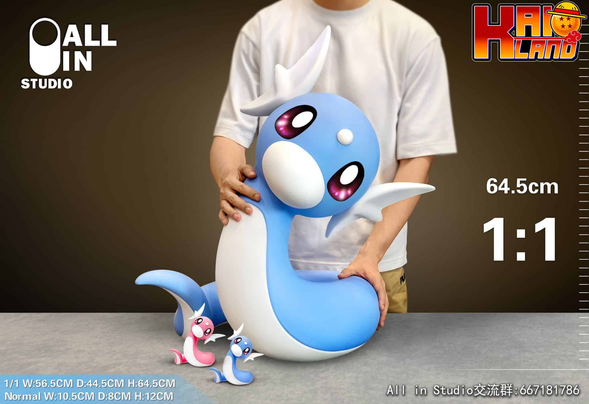 Pokemon ALL IN Studio Dratini Resin Statue