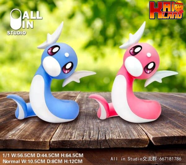 Pokemon ALL IN Studio Dratini Resin Statue 3