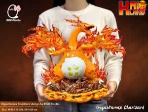 Pokemon Egg studio Gigantamax Charizard Resin Statue