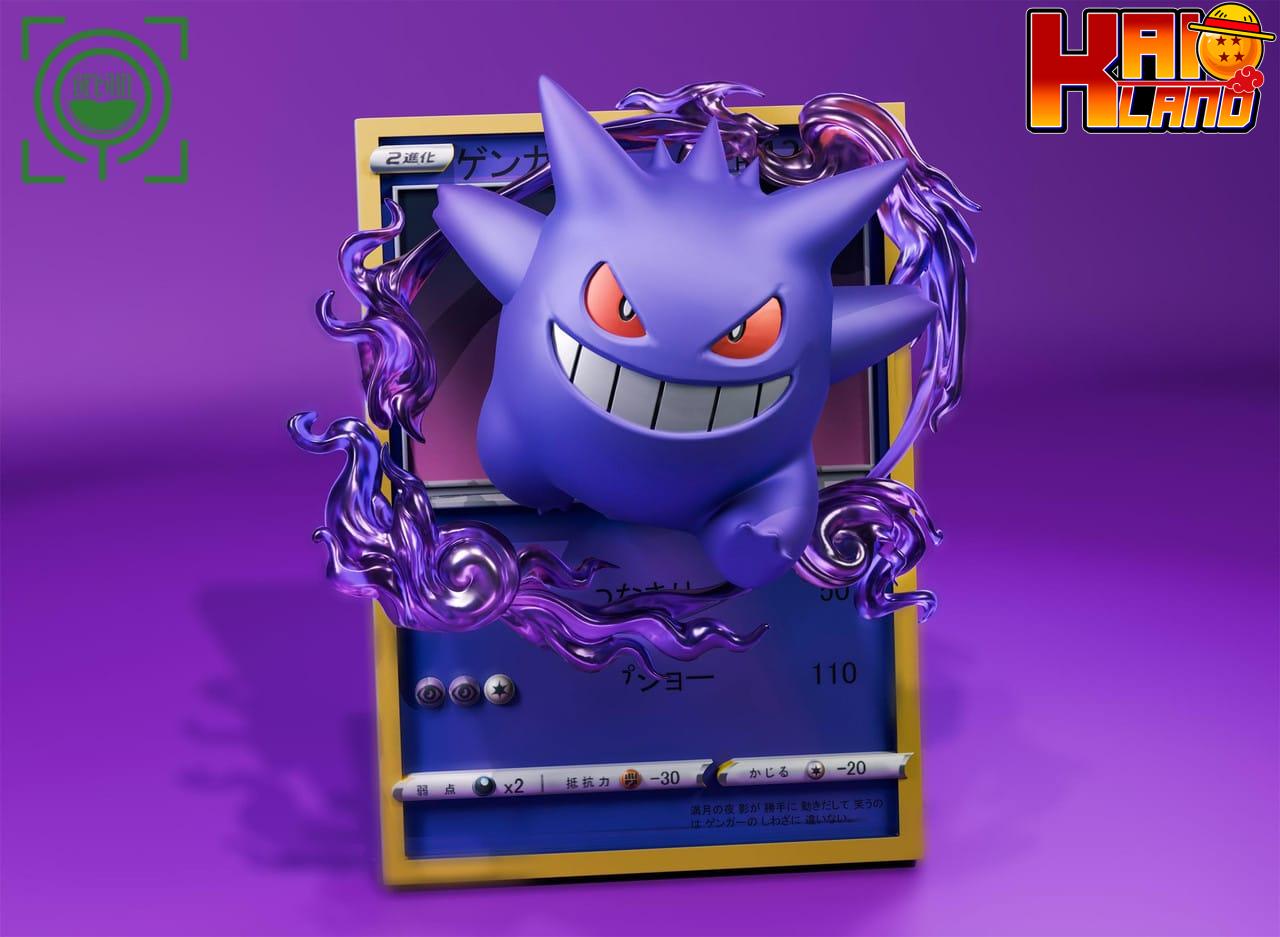Pokemon Geisha Studio Gengar Resin Statue