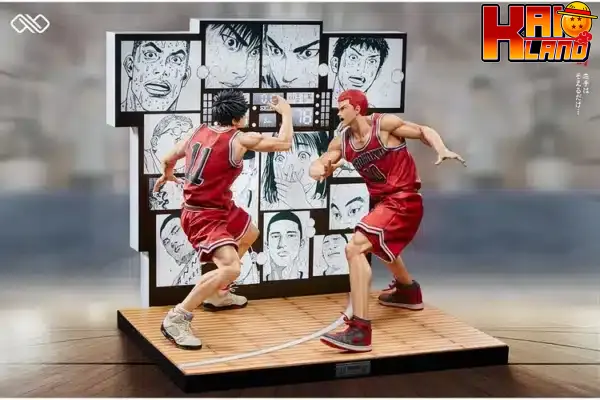 Slam Dunk Infinite Studio Sakuragi Hanamichi x Rukawa Kaede Resin Statue 3