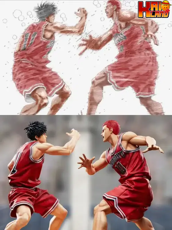 Slam Dunk Infinite Studio Sakuragi Hanamichi x Rukawa Kaede Resin Statue 5