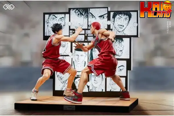 Slam Dunk Infinite Studio Sakuragi Hanamichi x Rukawa Kaede Resin Statue 6