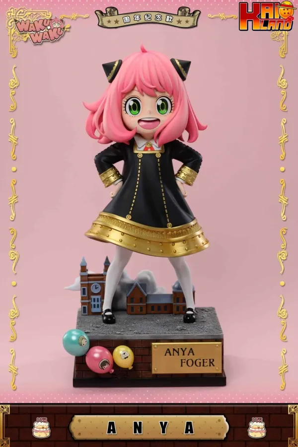 Spy x Family WakuWaku Studio Spy x Family Anya Forger 1st Anniversary Special Edition Resin Statue 1 scaled
