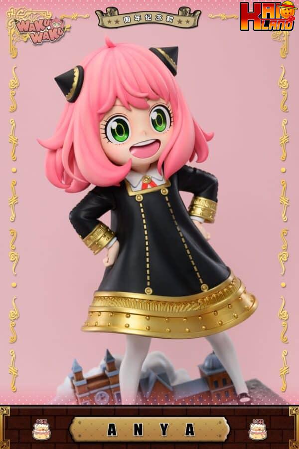 Spy x Family WakuWaku Studio Spy x Family Anya Forger 1st Anniversary Special Edition Resin Statue 3