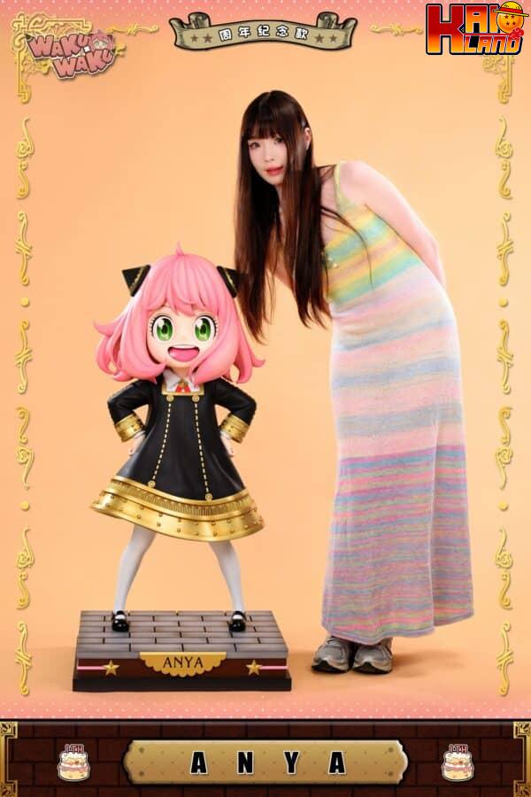 Spy x Family WakuWaku Studio Spy x Family Anya Forger 1st Anniversary Special Edition Resin Statue 4