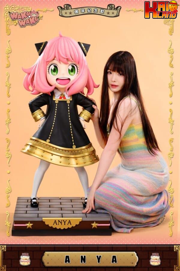 Spy x Family WakuWaku Studio Spy x Family Anya Forger 1st Anniversary Special Edition Resin Statue 5