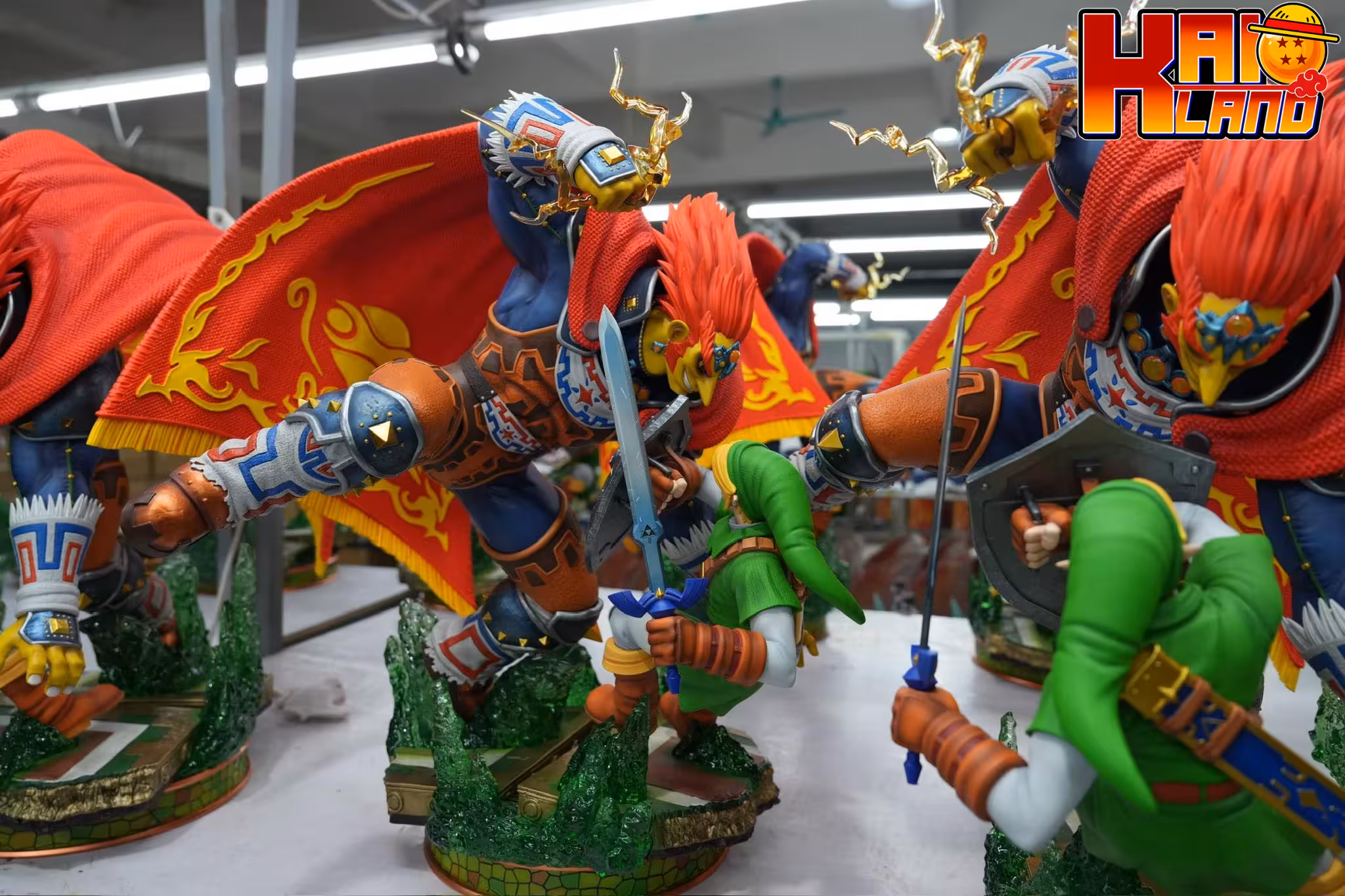 The Legend of Zelda Kintsukuroi Creations Link Vs Ganondorf Resin Statue