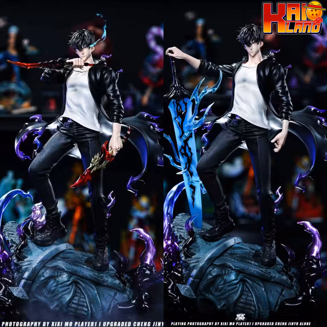 Solo Leveling Player 1 Sung Jinwoo Resin Statue