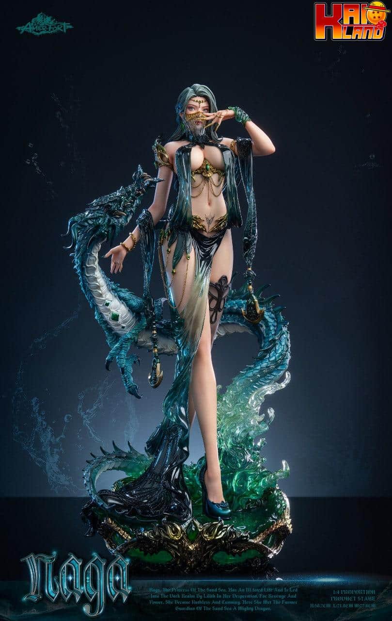 Amerfort Elf Series PIJI Studio Naga Licensed Resin Statue