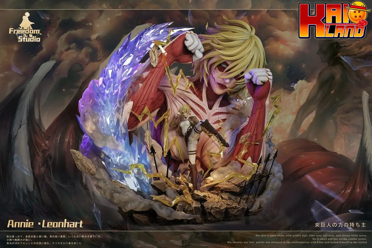 Attack on Titan Freedom Studio Annie Leonhart x Female Titan Resin Statue