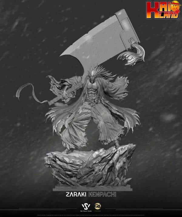 Bleach C4 Studio X Win Shares Studio Thousand Year Blood War Zaraki Kenpachi Resin Statue 4