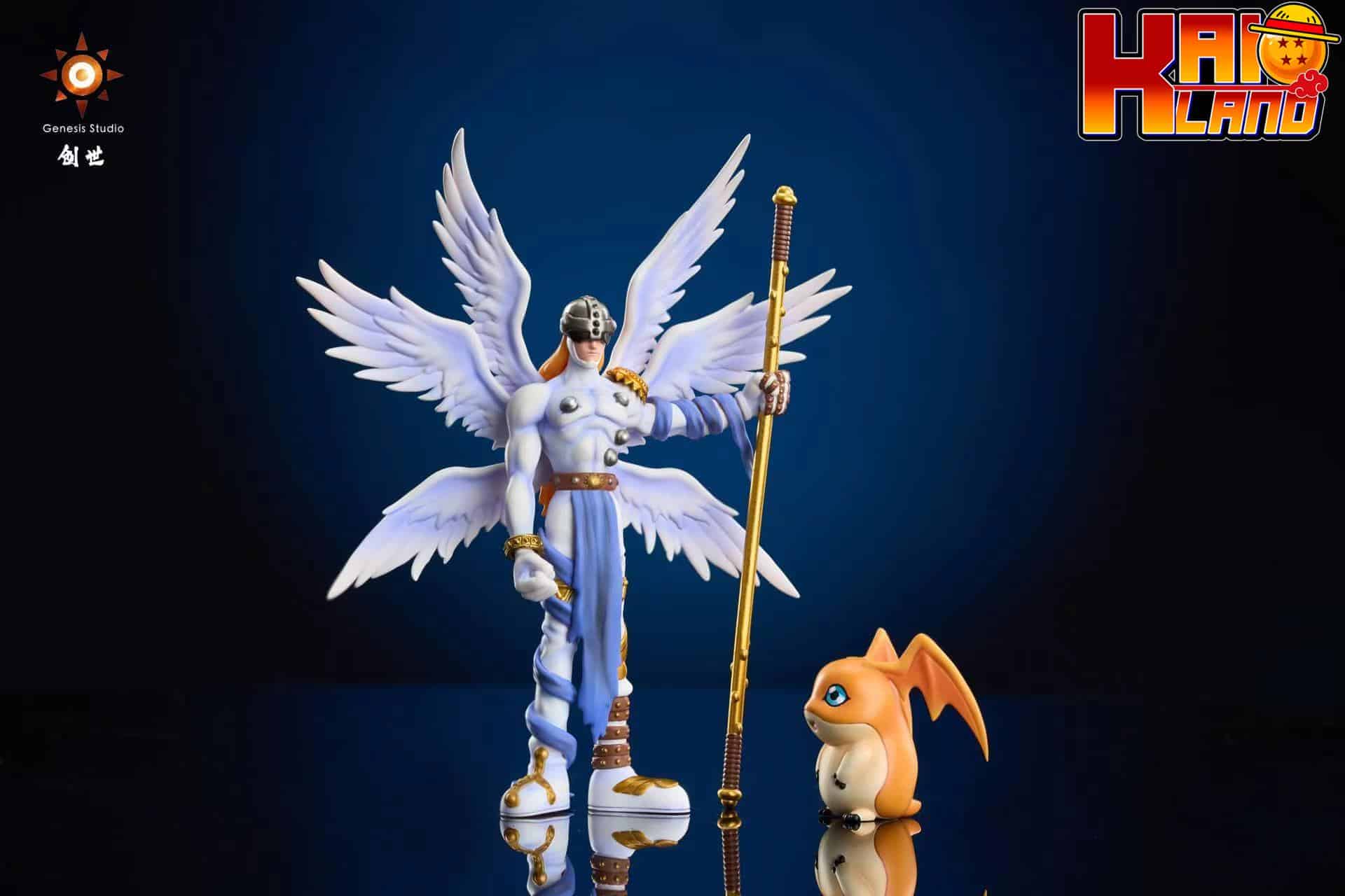 Digimon Genesis Studio Angemon x Patamon Resin Statue