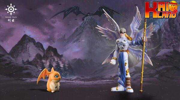 Digimon Genesis Studio Angemon x Patamon Resin Staue 4