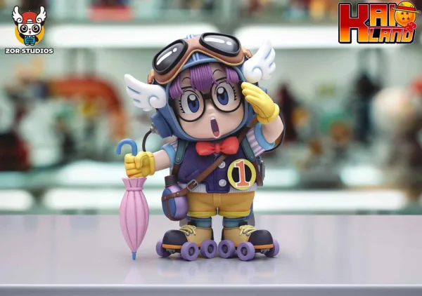 Dr Slump ZOR Studio Pilot Arale Resin Statue 1 scaled