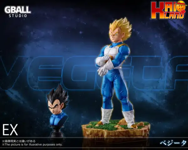 Dragon Ball GBALL Studio Vegeta Resin Statue 2