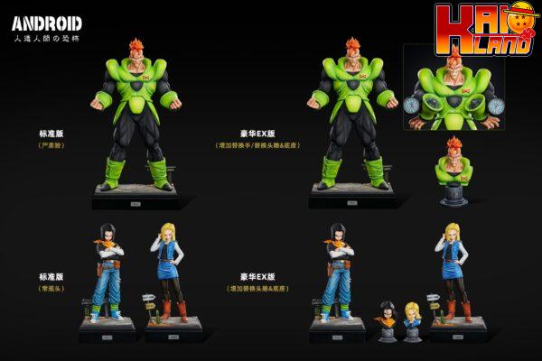 Dragon Ball Infinite Studio Androids C16 C17 C18 Resin Statue 14