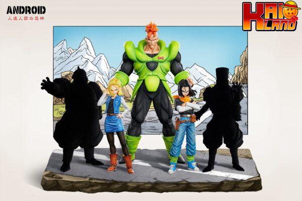 Dragon Ball Infinite Studio Androids C16 C17 C18 Resin Statue 16