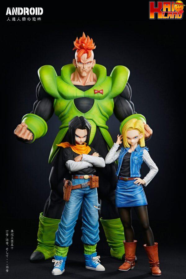 Dragon Ball Infinite Studio Androids C16 C17 C18 Resin Statue 2