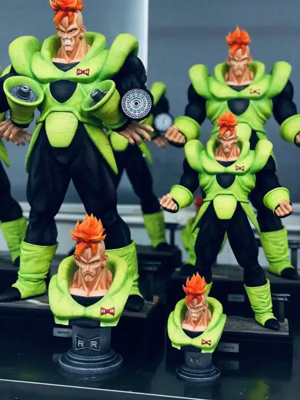 Dragon Ball Infinite Studio Androids C16 C17 C18 Resin Statue