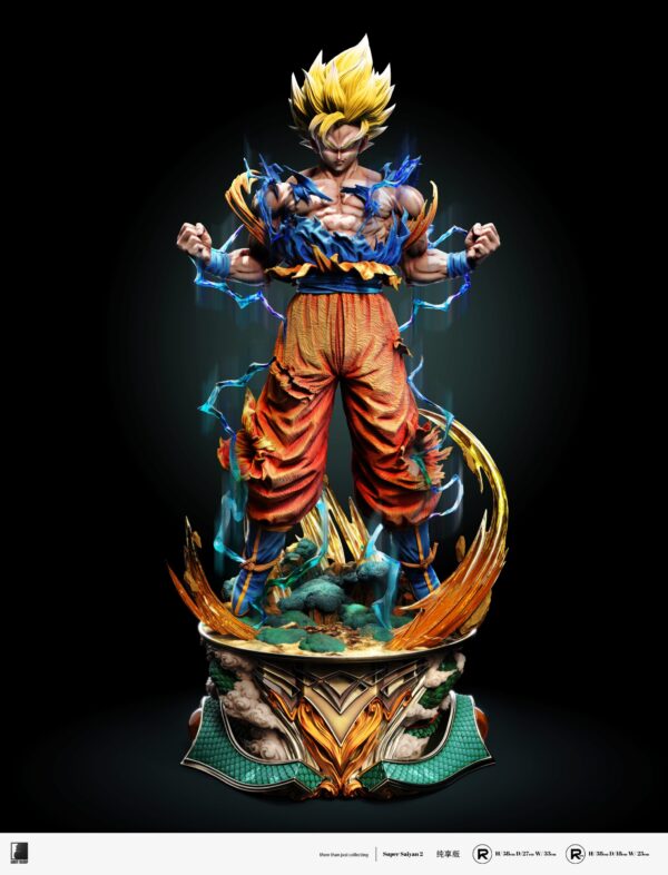 Dragon Ball Last Sleep Studio Super Saiyan 2 Resin Statue 1