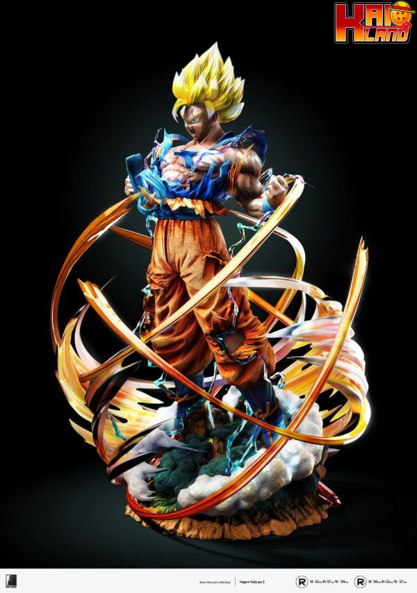 Dragon Ball Last Sleep Studio Super Saiyan 2 Resin Statue 2