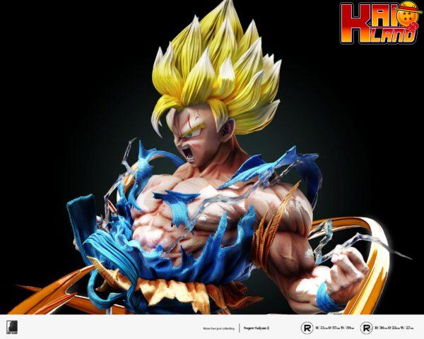 Dragon Ball Last Sleep Studio Super Saiyan 2 Resin Statue 3