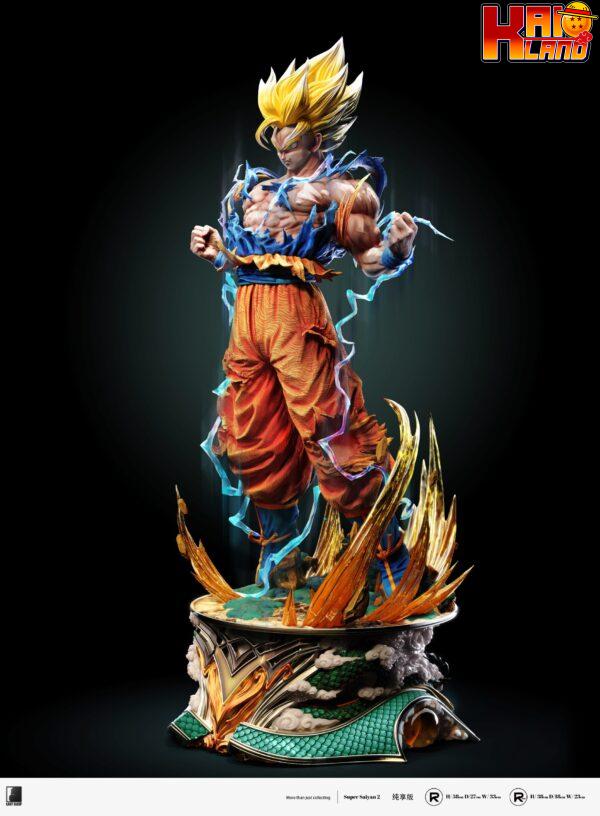 Dragon Ball Last Sleep Studio Super Saiyan 2 Resin Statue 7