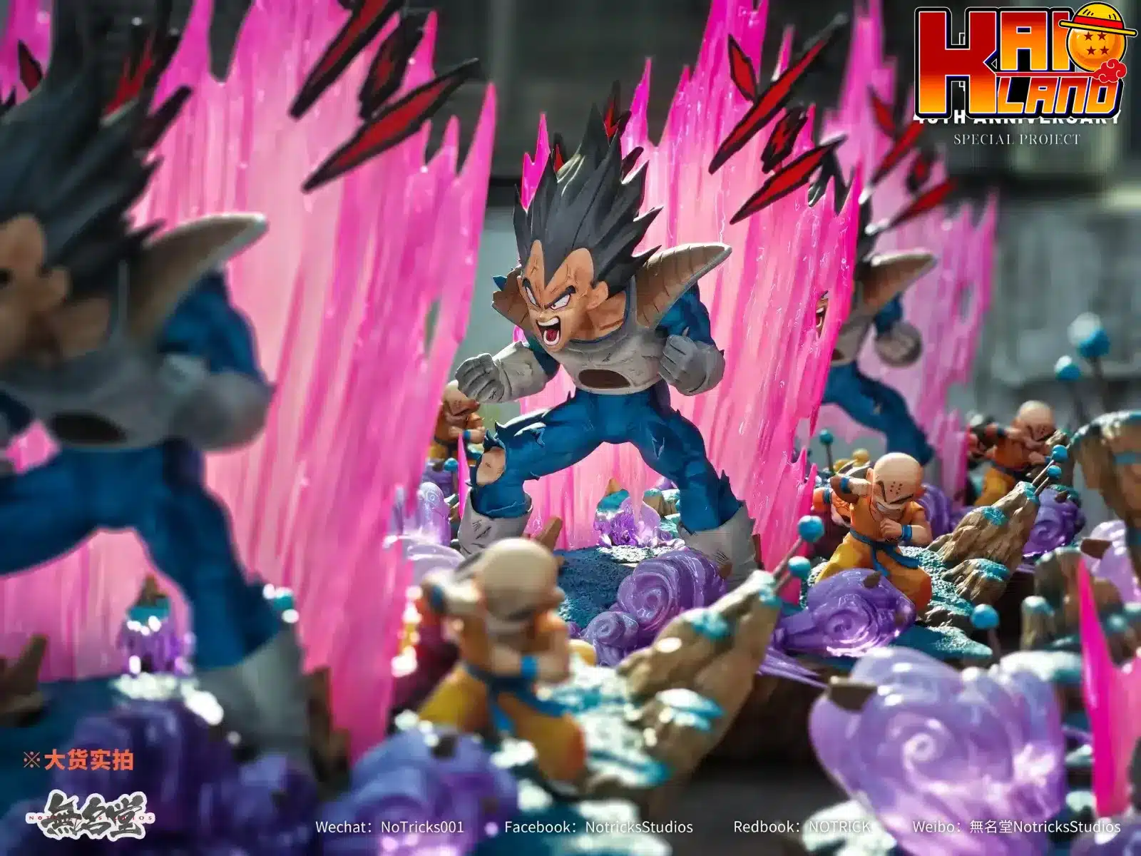 Dragon Ball Notricks Studio Vegeta Resin Statue