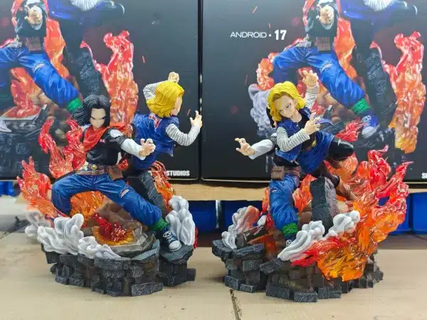 Dragon Ball Sunyata Studio Android 17 C17 x Android 18 C18 Resin Statue