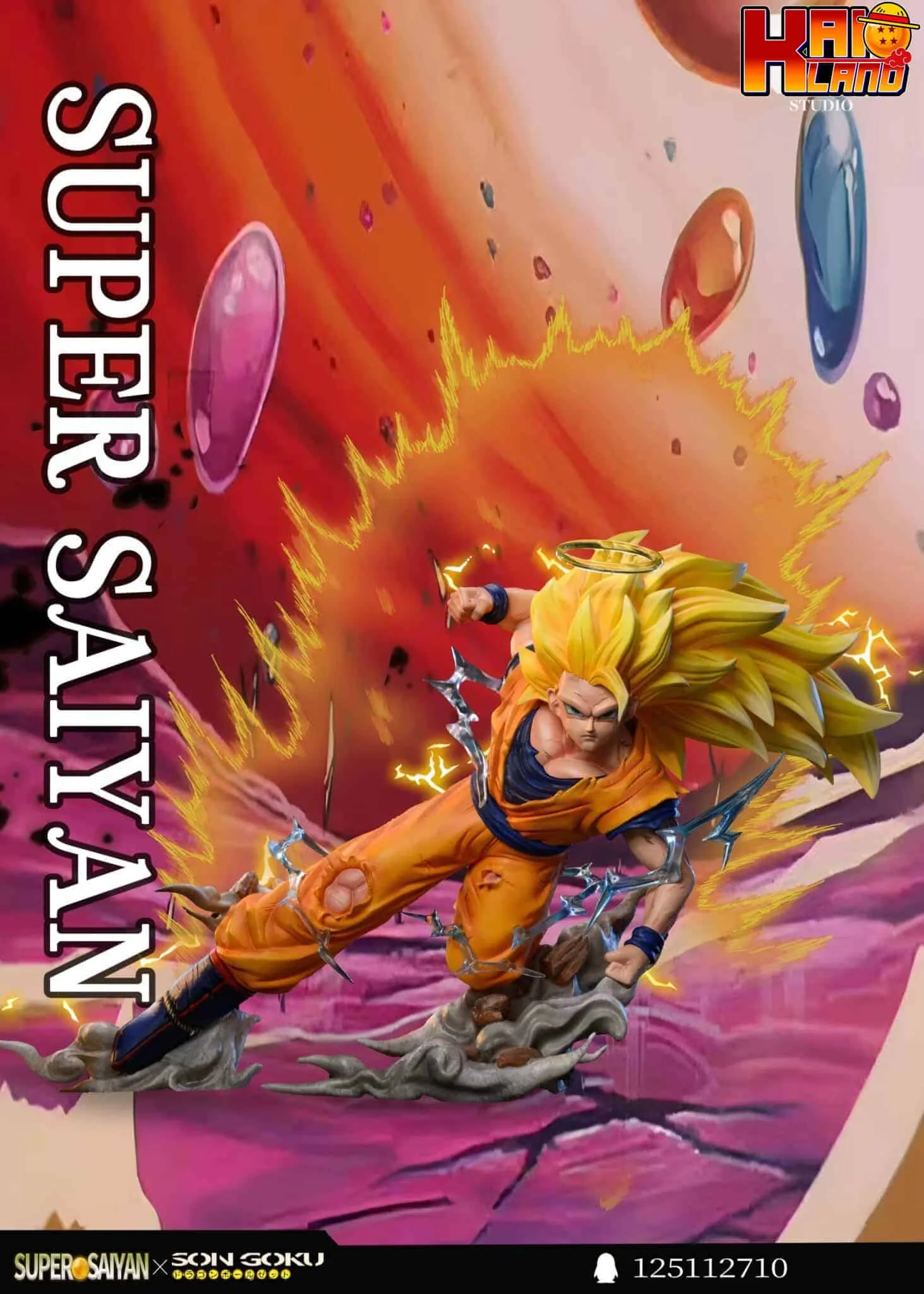 Dragon Ball UP Studio SS3 Goku Resin Statue