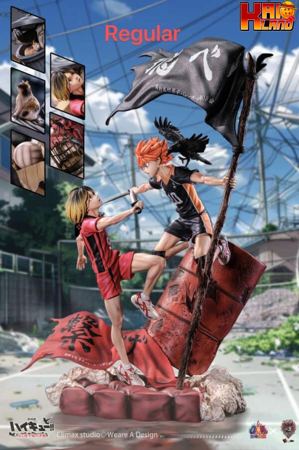 Haikyu Climax x WeareA Design Studio Hinata Shoyo x Kozume Kenma Resin Statue 1
