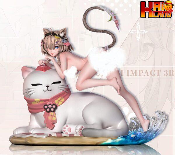 Honkai Impact Arctic Wolf Studio Swimsuit Pardofelis Resin Statue 3