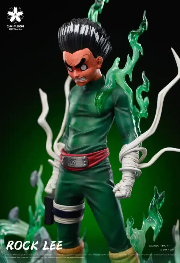 Naruto Sakura Studio Rock Lee Resin Statue 4