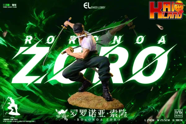 One Piece Enies Lobby Studio Zoro V2 Resin Statue 1 scaled