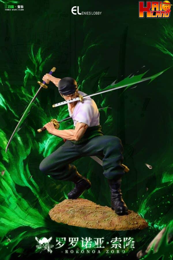 One Piece Enies Lobby Studio Zoro V2 Resin Statue 2