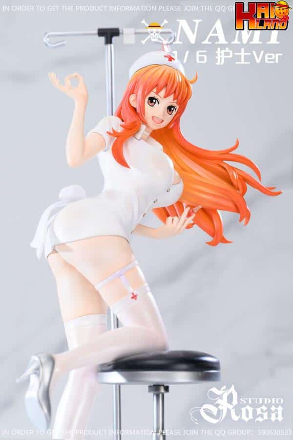 One Piece Rosa Studio Nami Resin Statue 12