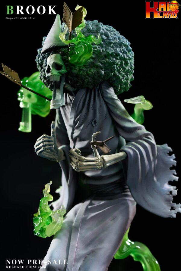 One Piece Super Bomb Studio Wano Country Brook Resin Statue 2