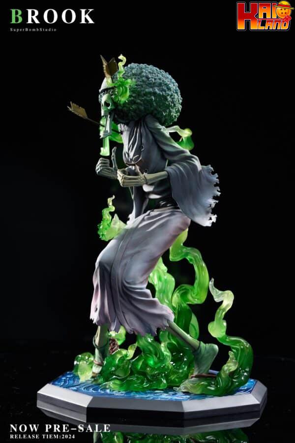 One Piece Super Bomb Studio Wano Country Brook Resin Statue 5