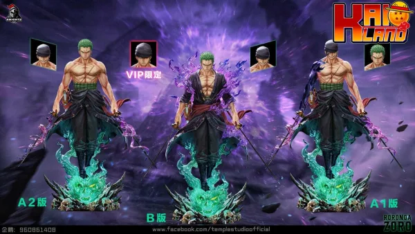One Piece Temple Studio Roronoa Zoro Resin Statue 1