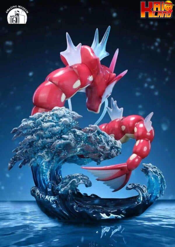 Pokemon Amazing Museum Gyarados Resin Statue 4