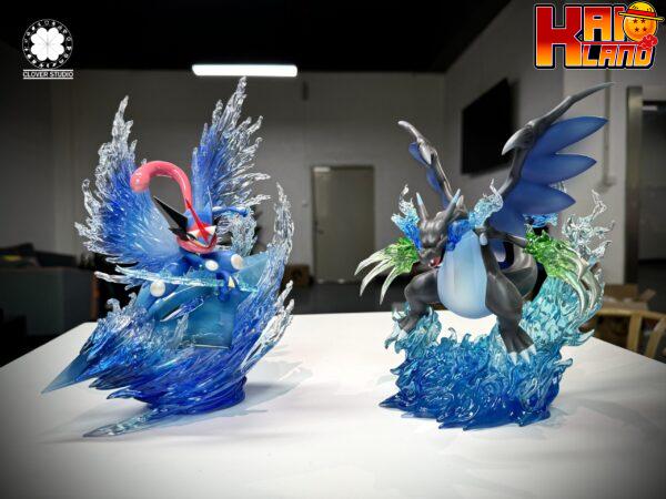 Pokemon Clover Studio Mega Charizard X Resin Statue 4