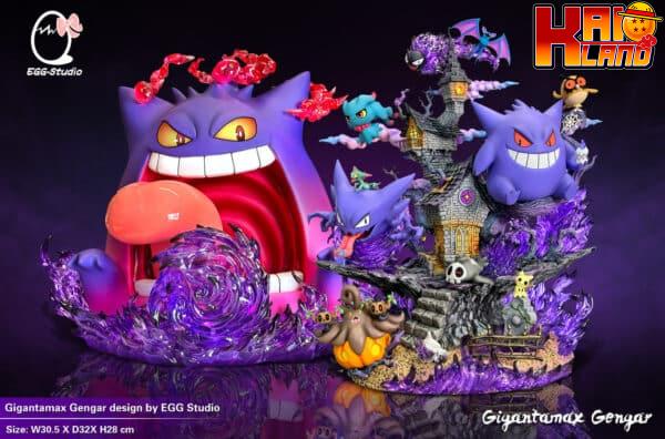 Pokemon EGG Studio CJJ Gengar Resin Statue 5